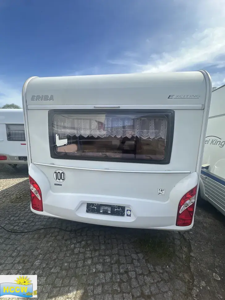 Frontal Hinten Hymer Eriba Exciting 471 inkl. Mover XT