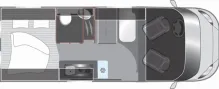 Grundriss Tag LMC Innovan 600 - SOMA VAN EDITION Fiat