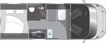 Grundriss Tag LMC Innovan 600 - SOMA VAN EDITION Fiat