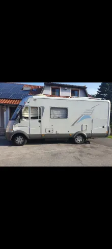 Grundriss Nacht Hymer B Classic 514 gut gepflegt