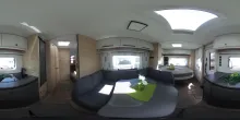 360° Innenansicht Fendt Apero Activ 560 SKM Combi6E, Fußbodenheizung, 2T