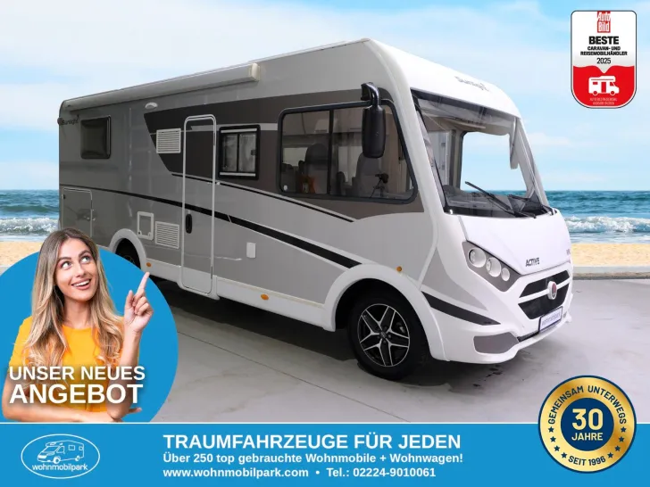 Fahrzeugbild Sunlight I 69 L active/Queensbett+Hubbett/Klima/Solar/TOP #1