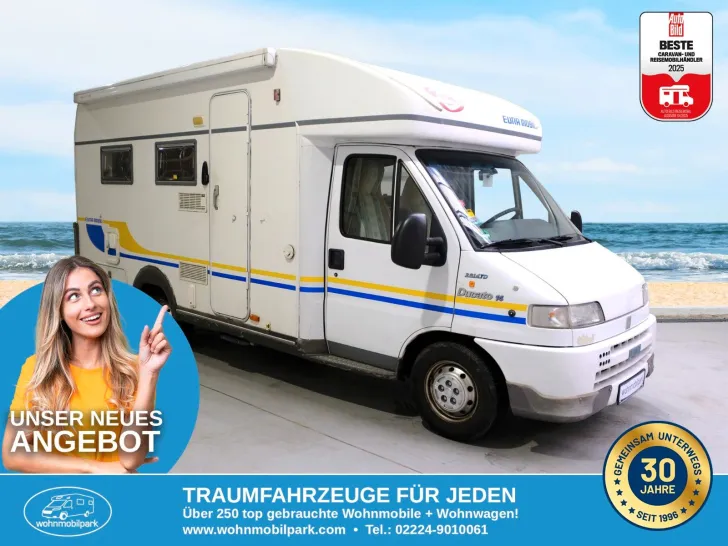 Fahrzeugbild Eura Mobil Contura 612 SB/Festbett/Markise/dop.Boden/AHK #1