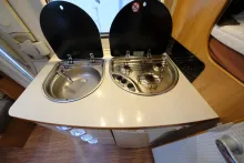 Fahrzeugbild Hobby Siesta A 55 GS/Festbett/Garage/Klima/Solaranlage #14