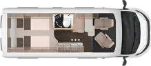 Grundriss Tag Knaus BoxLife PLATINUM SELECTION 600 ME