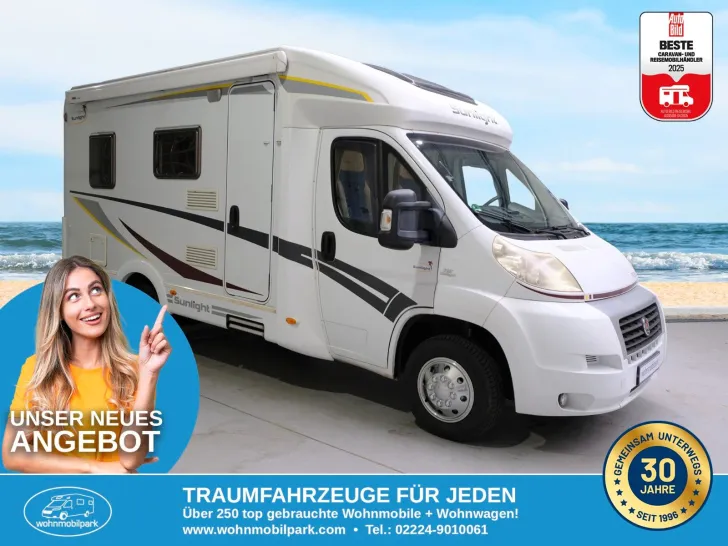 Fahrzeugbild Sunlight T 58/Festbett/Klimaanlage/Markise/Finanz. #1