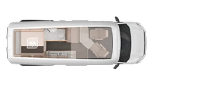 Grundriss Tag Knaus BoxDrive 600 XL gut gepflegt