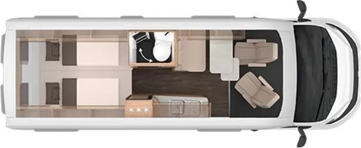 Grundriss Tag Knaus BoxLife PLATINUM SELECTION 630 ME Platinum