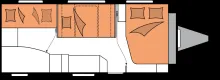 Grundriss Tag Hobby De Luxe 545 KMF