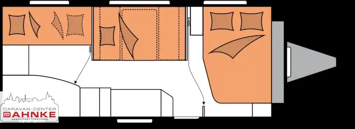 Grundriss Tag Hobby De Luxe 545 KMF