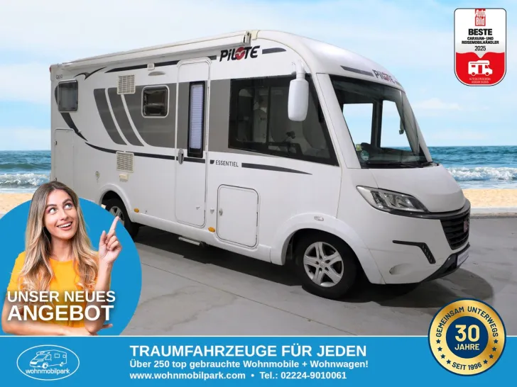 Fahrzeugbild Pilote G 650 GJ Essentiel/1.Hand/Einzelbetten+Hubbett #1