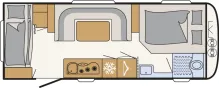 Grundriss Tag Dethleffs Summer Edition 560 FMK *ATC*CITY-WASSER*NEU*