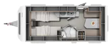 Grundriss Tag Hymer Eriba Novaline 470 Modellneuheit 2026