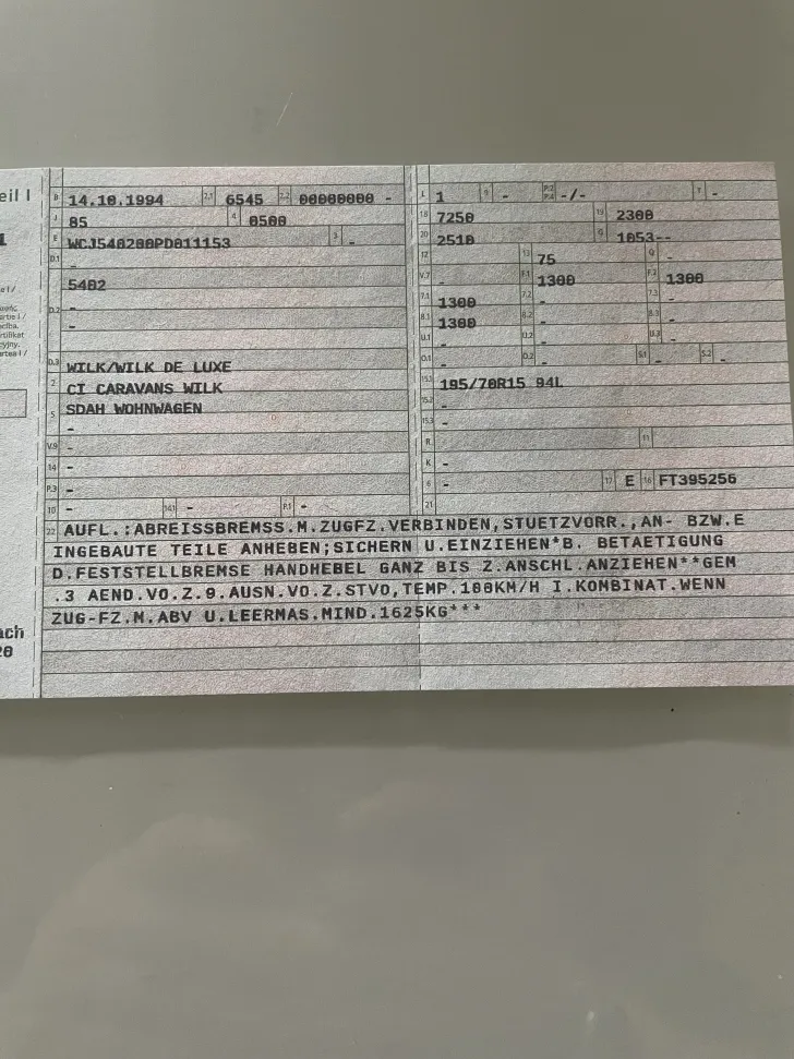 Fahrzeugbild Wilk De Luxe 540 Schöner Wohnwagen #9