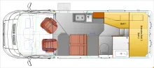 Grundriss Tag Peugeot Boxer 2,0 HDi Top Ausstattung