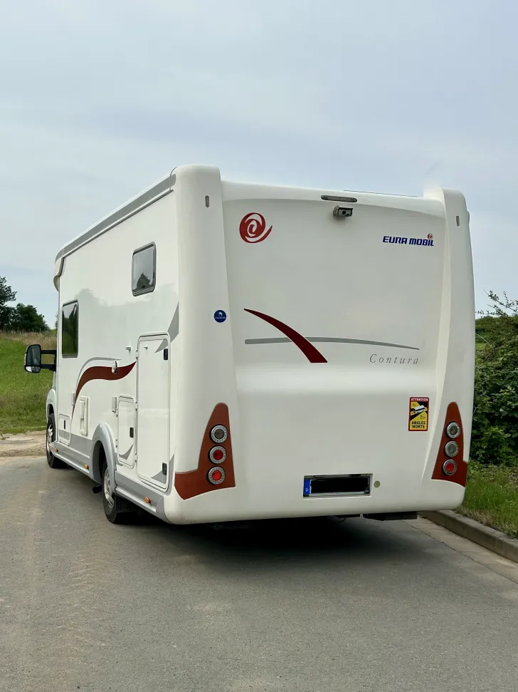 Grundriss Tag Eura Mobil Contura 700 EB gepflegt
