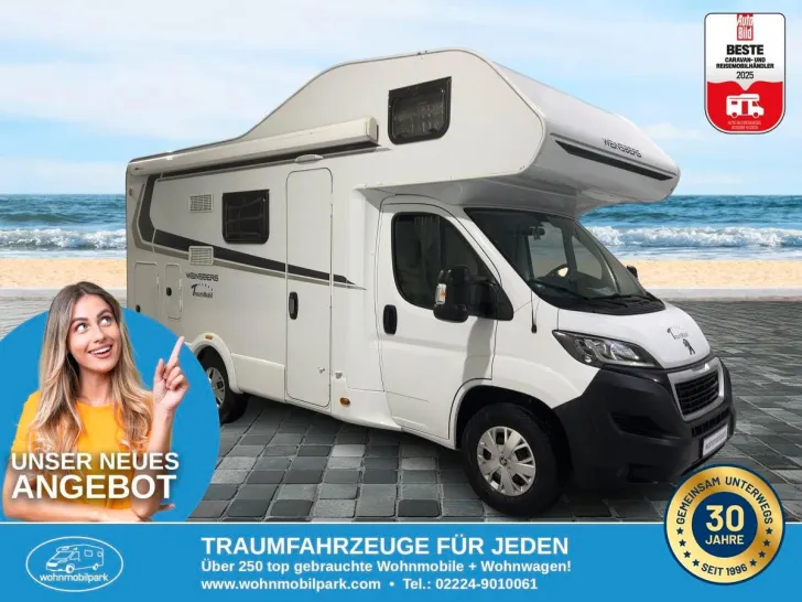 Fahrzeugbild Weinsberg CaraHome 600 DKG/Etagenbetten/Garage/Klima/Marki #1