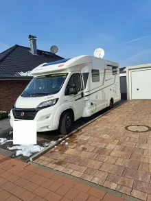 Grundriss Nacht Eura Mobil Profila T 660 EB SEHR GEPFLEGT
