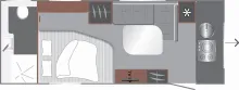 Grundriss Tag LMC Videro 580 D Messeangebot CSD 2026