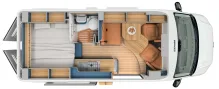 Grundriss Tag Hymer Eriba Car 600 First Edition Beck-45