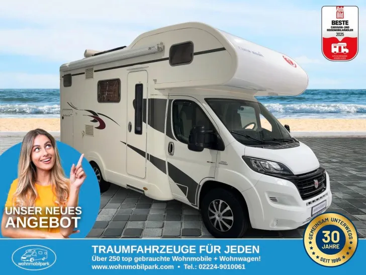 Fahrzeugbild Eura Mobil A 650/Etagenbetten/Garage/Solar/SAT #1