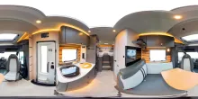 360° Innenansicht Hymer ML-T CrossTrail 580 TV, Leder, GFK