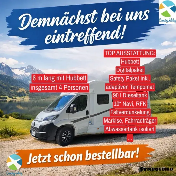 Frontal Vorne Sunlight T 58 Adventure Edition