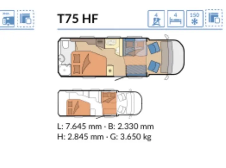 Grundriss Tag Hobby Optima Premium T75 HF de Lu