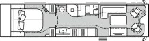 Grundriss Tag Morelo Grand Empire 119 GSB Mercedes-Benz Actros 1853 L