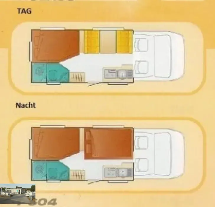Fahrzeugbild Bürstner Teilintegriert T 604 VK 18 - Klima, Markise, SAT #4