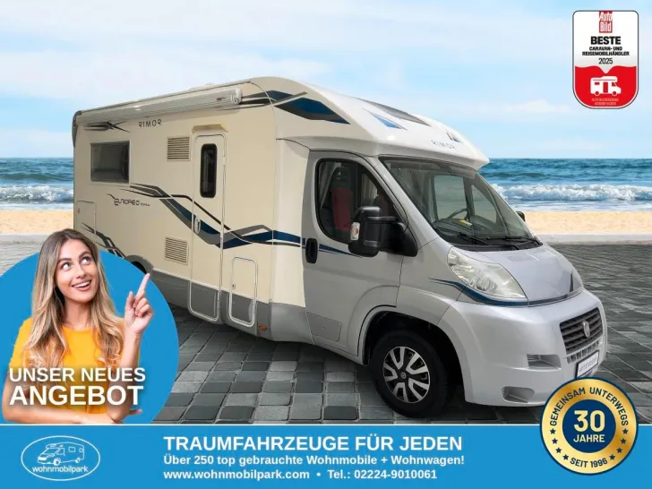 Fahrzeugbild Rimor Europeo 95 Plus/Einzelbetten+Hubbett/Garage #1