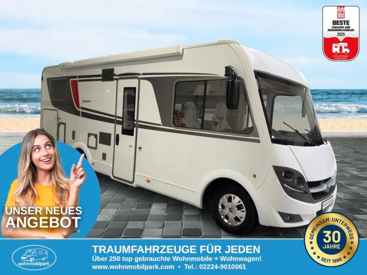 Fahrzeugbild Bürstner Lyseo I 728 G/Einzelbetten/Heckgarage/2xKlima #1