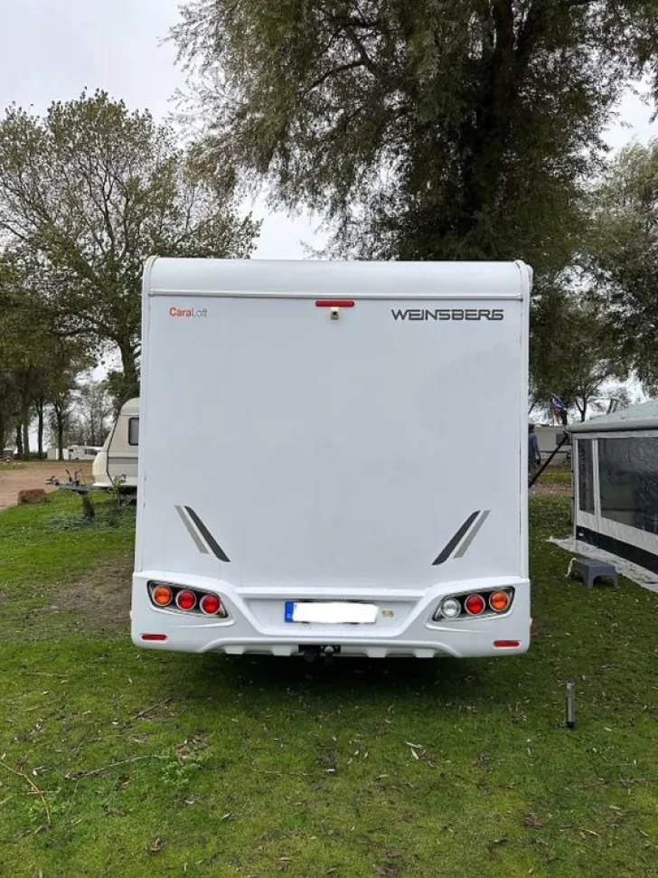 Grundriss Nacht Weinsberg CaraLoft 650 MF sehr gepflegt