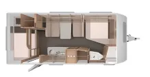 Grundriss Tag Knaus Südwind 540 FDK Black Selection Modell 2026