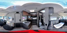 360° Innenansicht Niesmann + Bischoff iSmove 6.9 E Festtank-Toilette, Gastank, Hubbett