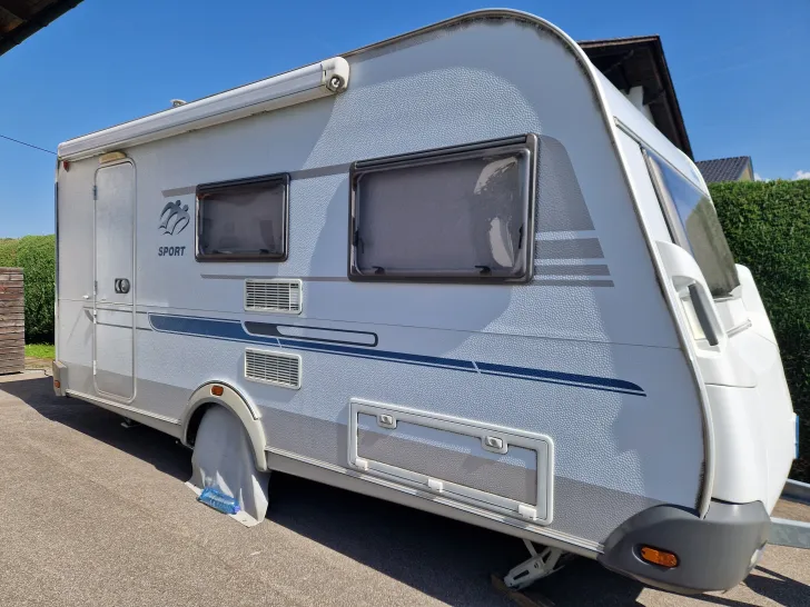 Grundriss Tag Knaus Sport 420 QD sehr gut gepflegt
