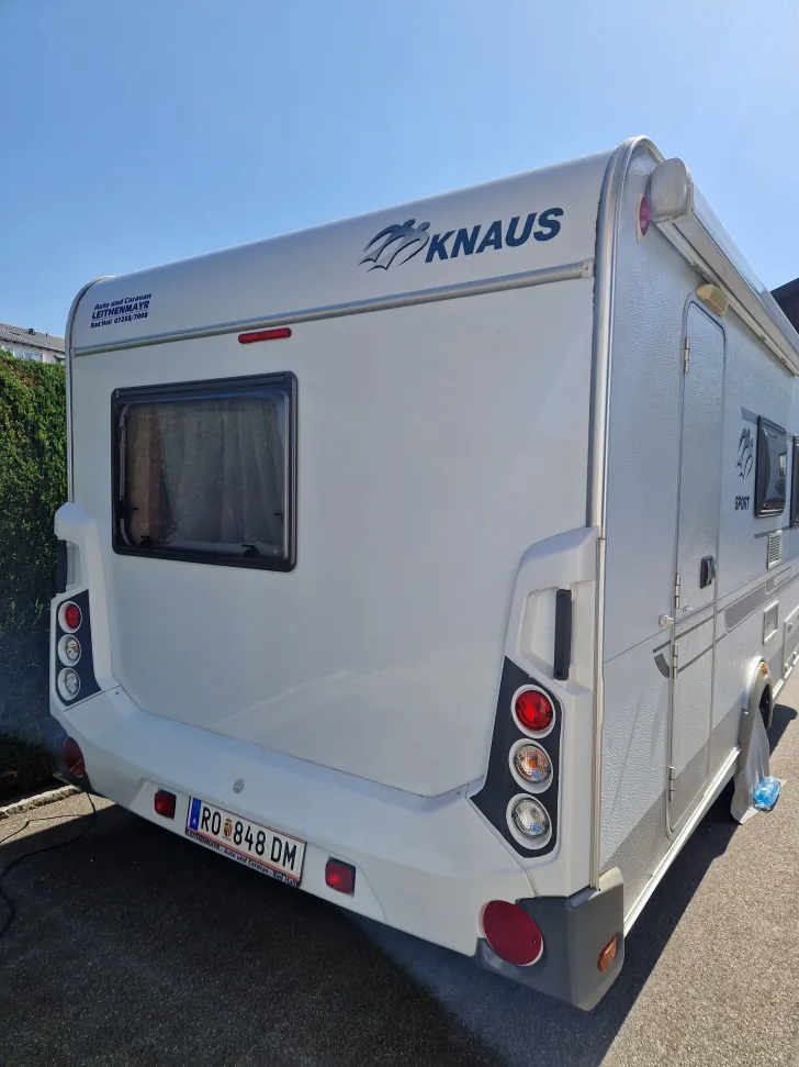 Grundriss Nacht Knaus Sport 420 QD sehr gut gepflegt