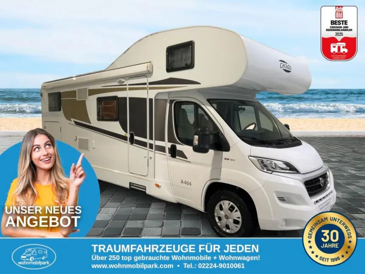 Fahrzeugbild Carado A 464/Festbett/Garage/Solar/2xKlima/Euro6/TOP #1