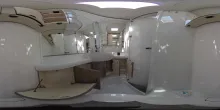360° Innenansicht Hobby OnTour 460 DL Einzelbetten-Auflastung 1500kg