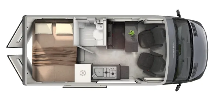 Grundriss Tag Hymer Camper Van Grand Canyon S CrossOver CrossOver S