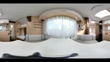 360° Innenansicht Adria Aviva 472 PK mit Stockbetten