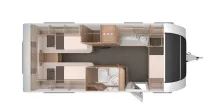 Grundriss Nacht Knaus Südwind 540 UE Black Selection Modell 2026