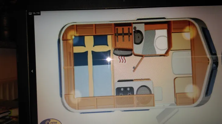 Grundriss Nacht Hymer Eriba Touring Triton 430 Silver Edition Neuwertig