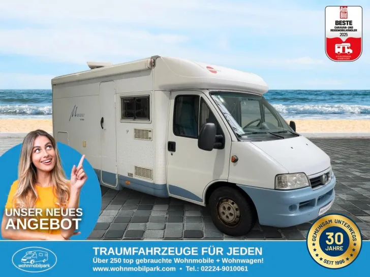 Fahrzeugbild Bürstner Marano T 590/Festbett/Klima/Markise/TÜV 9-2027!! #1