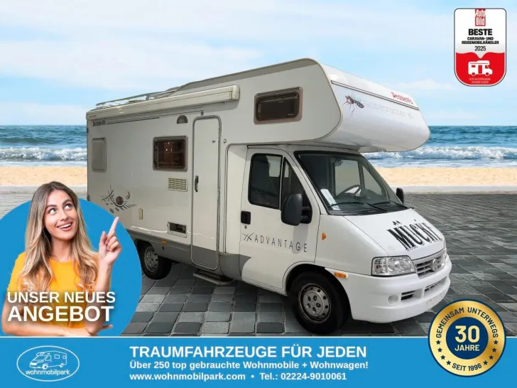 Fahrzeugbild Dethleffs A 5881 Advantage/Etagenbetten/Klima/DPF-Grün/AHK #1