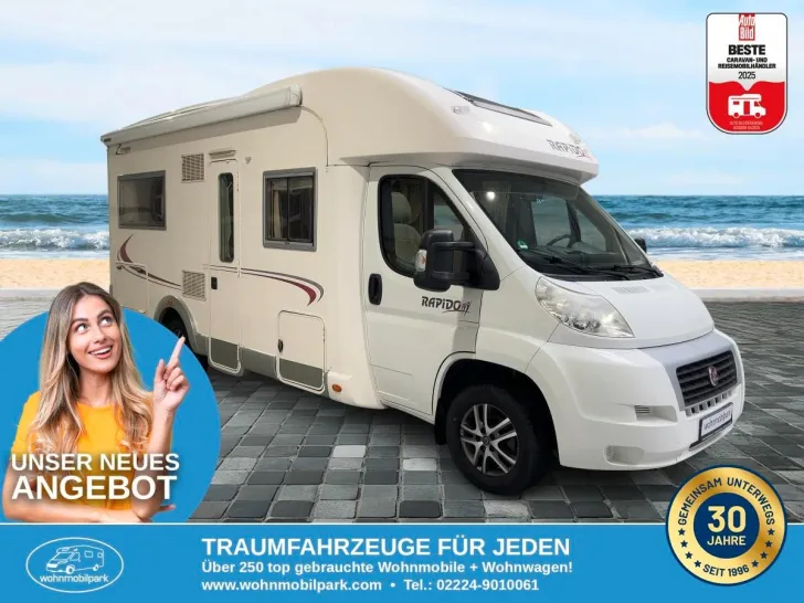 Fahrzeugbild Rapido 776 FF/Festbett+Hubbett/Klima/Solar/Markise #1