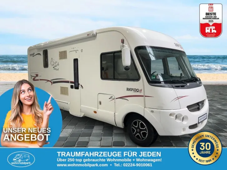 Fahrzeugbild Rapido Le Randonneur 9083 DF/Festbett/Garage/Hubbett/So #1