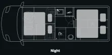 Grundriss Nacht Globe-Traveller Voyager Z