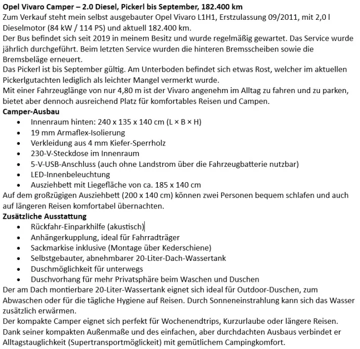 Fahrzeugbild Opel Vivaro 2.0 CDTI #7