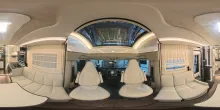360° Innenansicht Mobilvetta Kea Kompakt 55, Matic, Solar, Lithium, Markise
